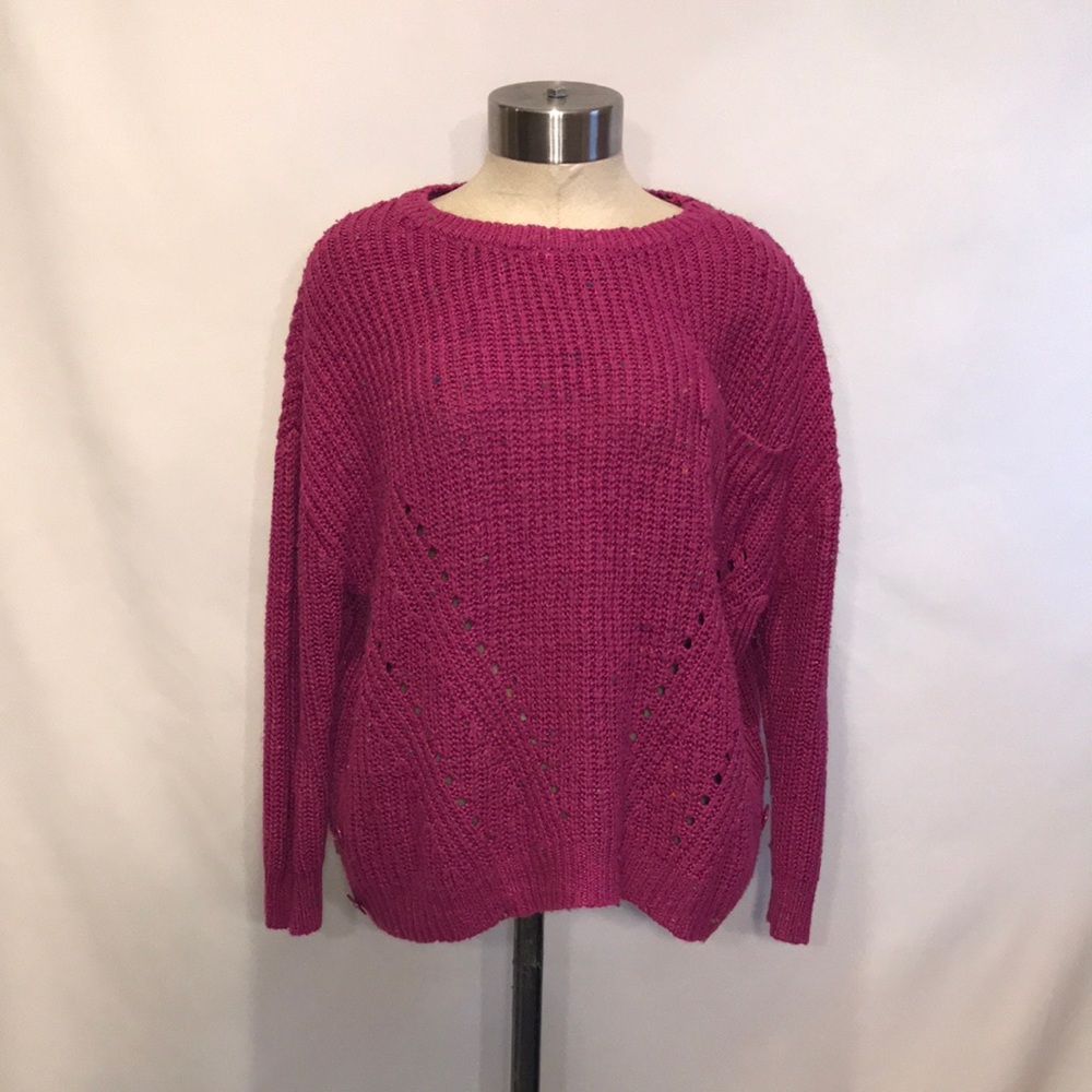 Pink/lilac/purple knitted sweater